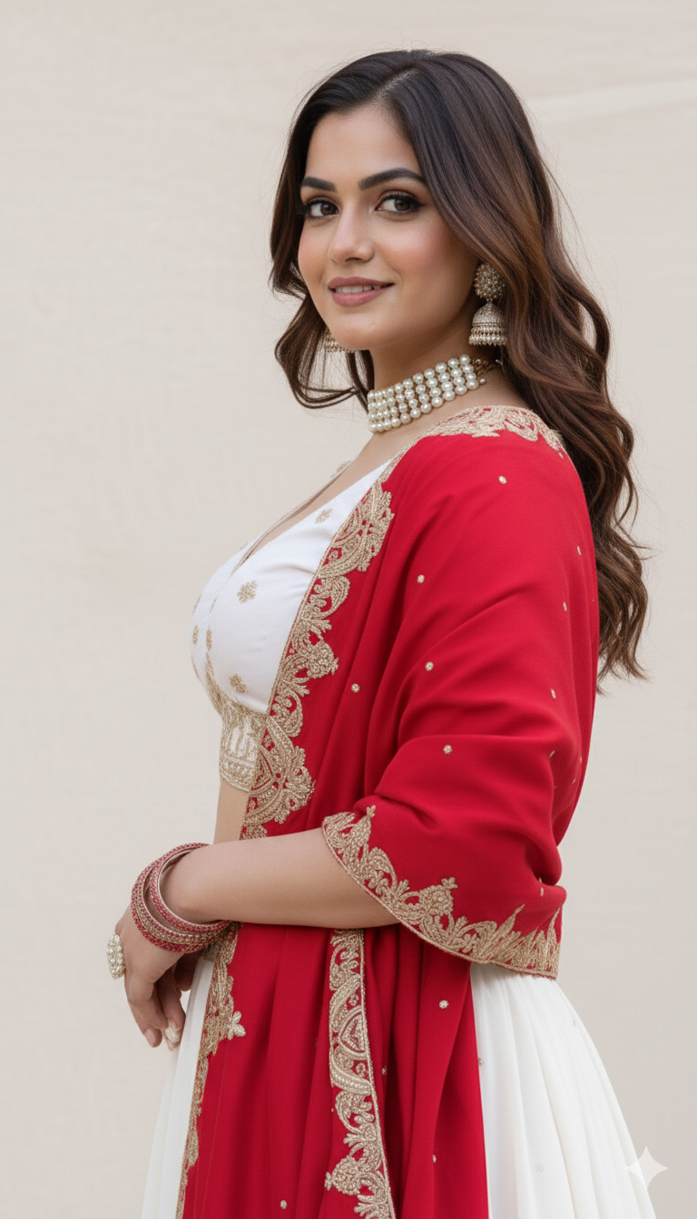 Radiate Timeless Grace: The Off-White Chinnon Silk Masterpiece